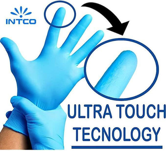 INTCO Nitrile Examination Gloves Blue 100pcs