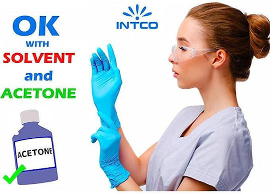 INTCO Nitrile Examination Gloves Blue 100pcs