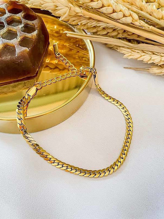 Βραχιόλι Ποδιού Ανοξείδωτο Ατσάλι Awear Jay Gold