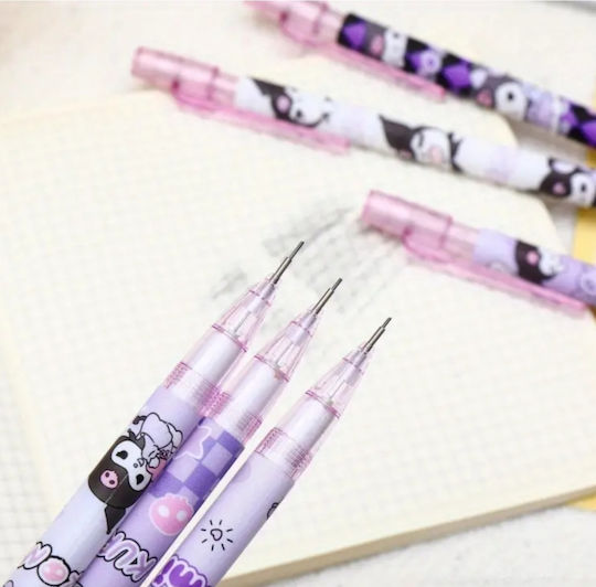 Kuromi Mechanische Bleistifte Set mit Radiergummi 0,5