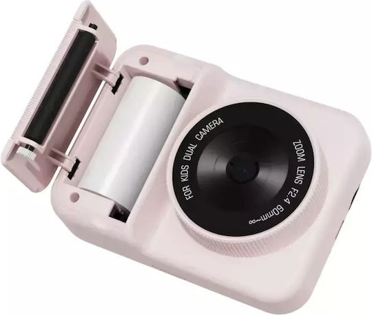 The Zoofamily Urban Zoo Unicorn Children's Camera 48MP with Thermal Printing Pink