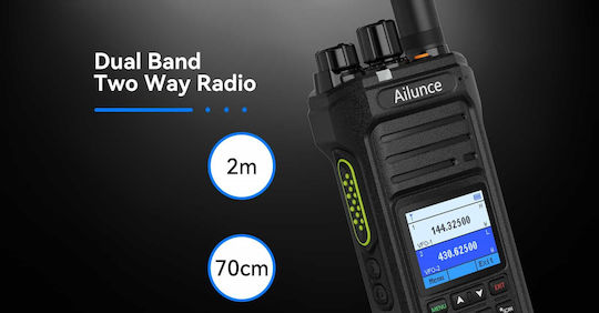 Retevis HA1UV Funkgerät UHF/VHF 5W mit Farbdisplay