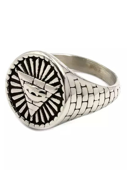 Ανδρικό Δαχτυλίδι Awear Pearce Silver