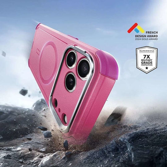 ESR Cyber Umschlag Rückseite Silikon Rosa (iPhone 17 Pro)