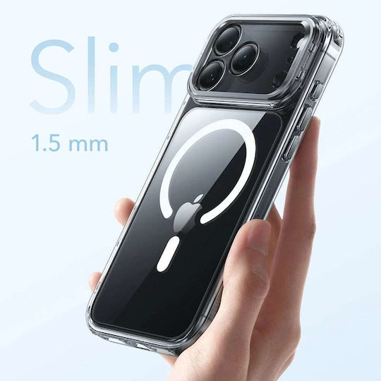 ESR Classic Hybrid Halolock Kickstand Back Cover Metalic Transparent (iPhone 18 Pro Max / 17 Pro Max)