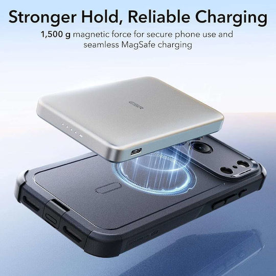 ESR Cyber Halolock Back Cover Silicone Black (iPhone 17 Pro Max)