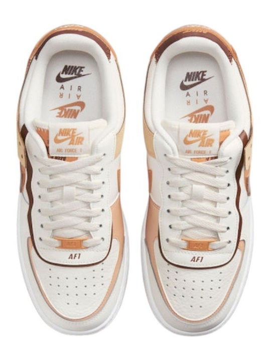 Air Force 1 Shadow Damen Sneakers Weiß