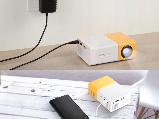 Verk Group YG300 2025 Mini Projector LCD LED Lamp with Built-in Speakers