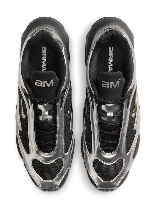 Air VaporMax 2021 Flyknit Маратонки Black / Metallic Silver