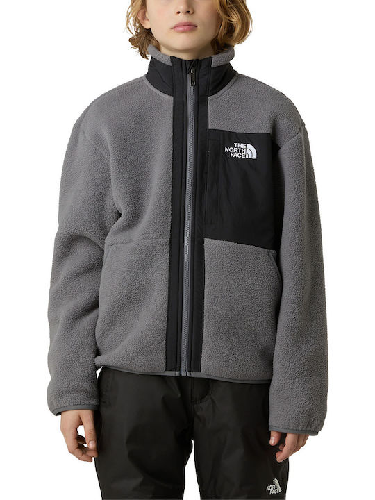 Παιδική Ζακέτα Fleece Γκρι Yumiori