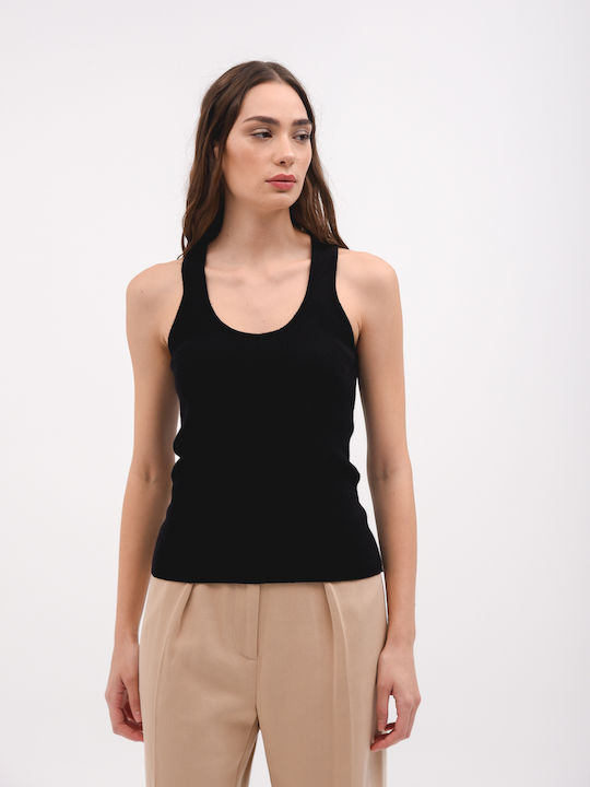 Women's Blouse Sleeveless Black