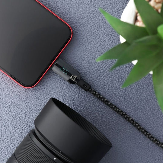 Forcell USB-C to Lightning Cable 27W Μαύρο 1.2m