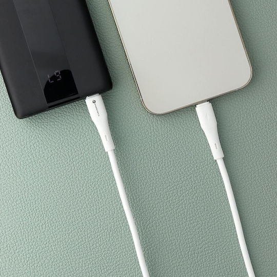 Forcell USB-C to Lightning Cable 27W Λευκό 1m