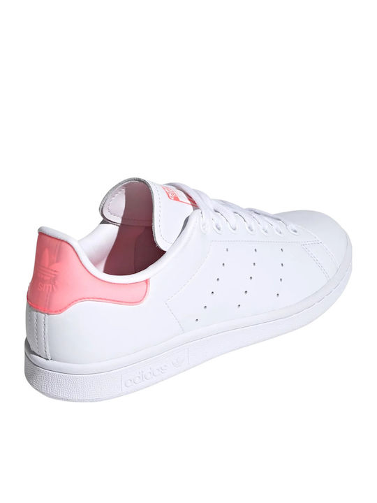 Stan Smith Damen Sneakers Cloud White / Signal Pink / Coral