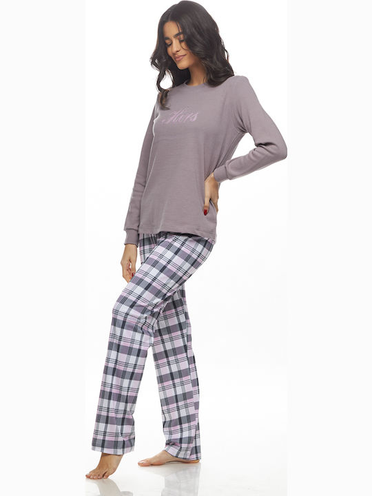 Galaxy Summer Women's Pyjama Set Gray