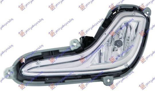 Rectangleς Foglights Car Left Hyundai Accent Export Type 2011-2014 1pcs