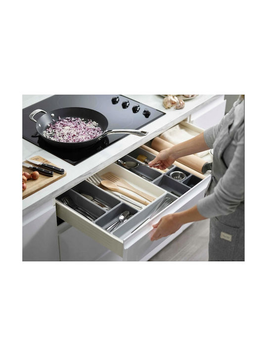 Verk Group Κουταλοθήκη Συρταριού Πλαστική 52x43.5εκ. Λευκή