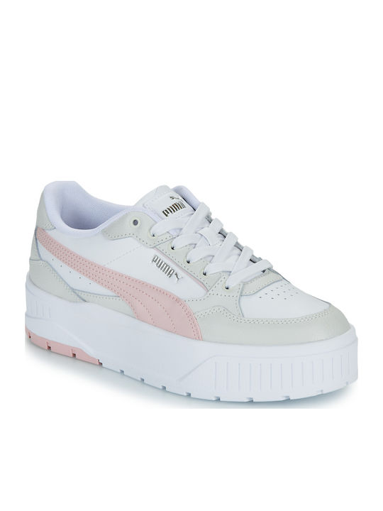 Karmen Ii Idol Puma Damen Flatforms Sneakers White-mauve Mist-fea
