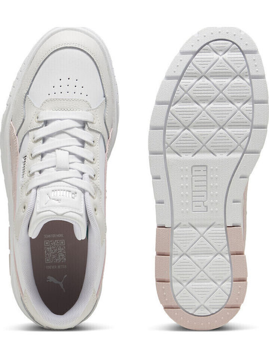 Karmen Ii Idol Puma Damen Flatforms Sneakers White-mauve Mist-fea