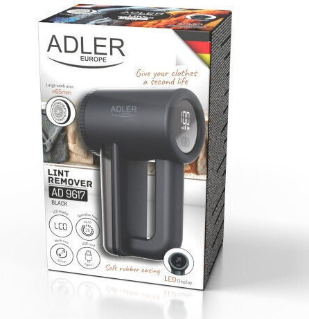Adler Rechargeable Fabric Shaver Black