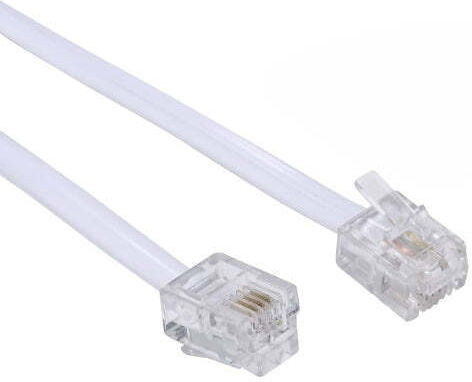 Wohnung Telefonkabel RJ11 6P4C 10m Transparent