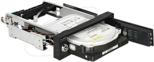 DeLock 5.25 Mobile Rack for 3.5 SATA HDD Black (47191)