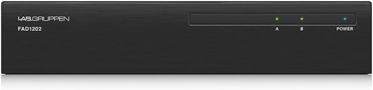 Lab Gruppen FAD2402 Leistungsverstärker Kommerzieller Verstärker 12 Kanäle 240W/4Ω 240W/8Ω mit Kühlungssystem in Schwarz Farbe
