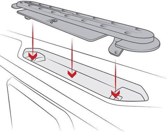 Ram Mounts Ram Tough-Track 18-23 Jeep Jl Jlu Gladiator Βάσεις Στήριξης Action Cameras