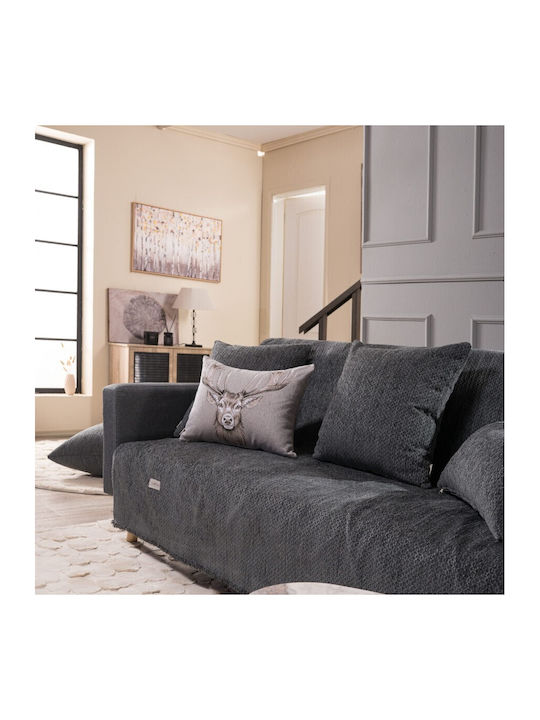 Teoran Richmond Ριχτάρι Τετραθέσιου Καναπέ Chenille 180x350εκ. 11 52017407