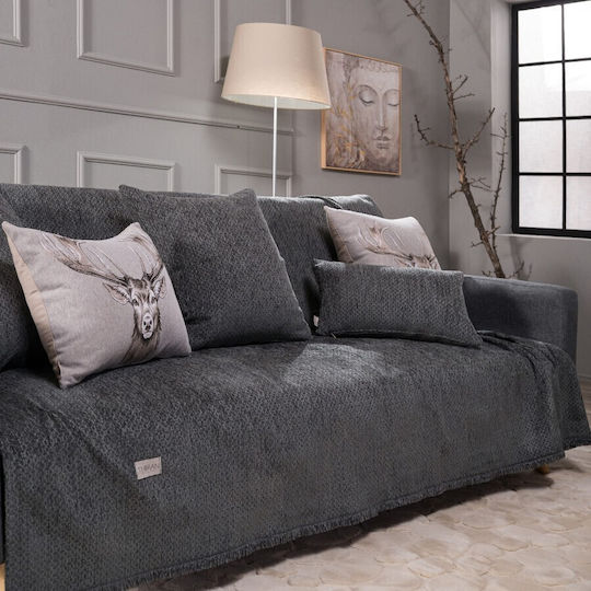 Teoran Richmond Ριχτάρι Τετραθέσιου Καναπέ Chenille 180x350εκ. 11 52017407