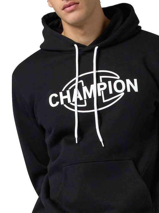 Sweatshirt with Hood Black
