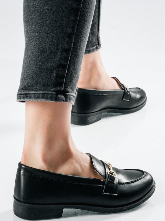Γυναικεία Loafers σε Μαύρο Χρώμα