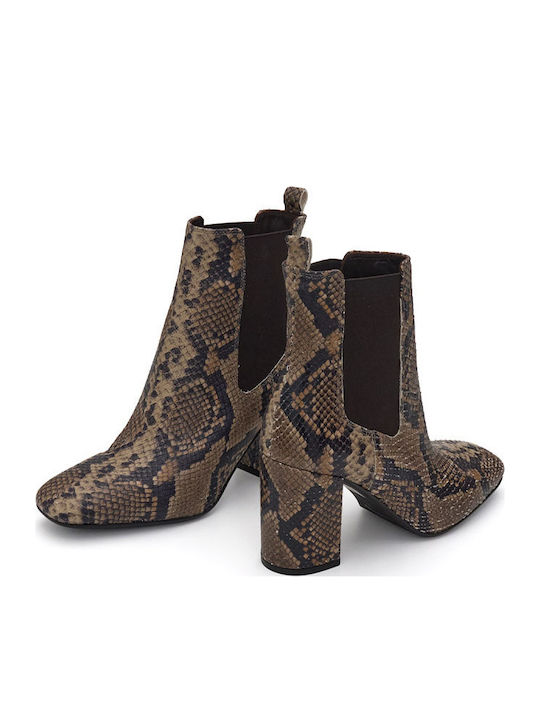 Leather Women's Chelsea Boots Brown