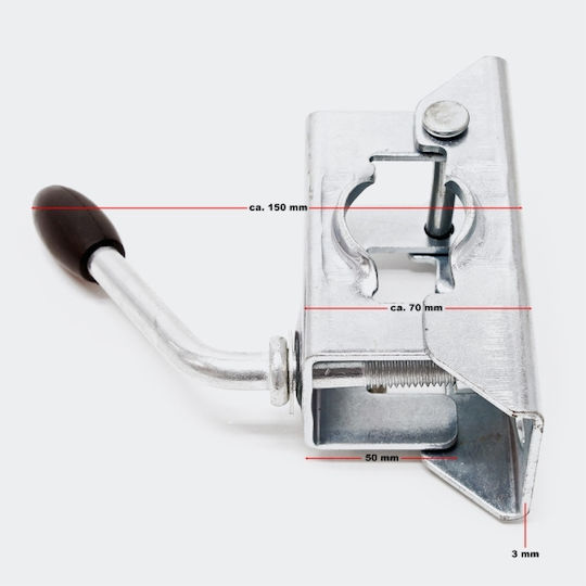 Wiltoc Wiltoc Clamp for Trailer Jack Bracket Clamp Foot Trailers 48mm
