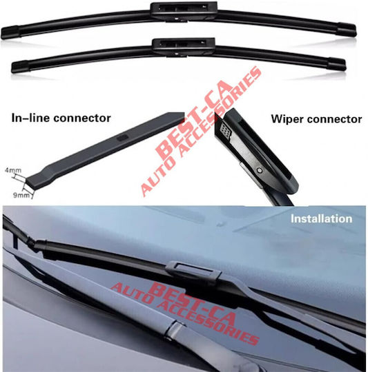Rbw Set Frontscheibenwischer 660mm/ für Renault Clio 2012-2019