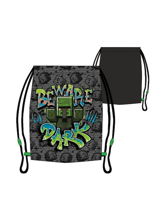 Minecraft Kinder Rucksack Beuteltasche Gray 37cmx32cmcm