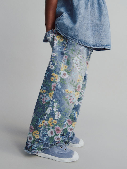 Παιδικό Παντελόνι Τζιν Floral
