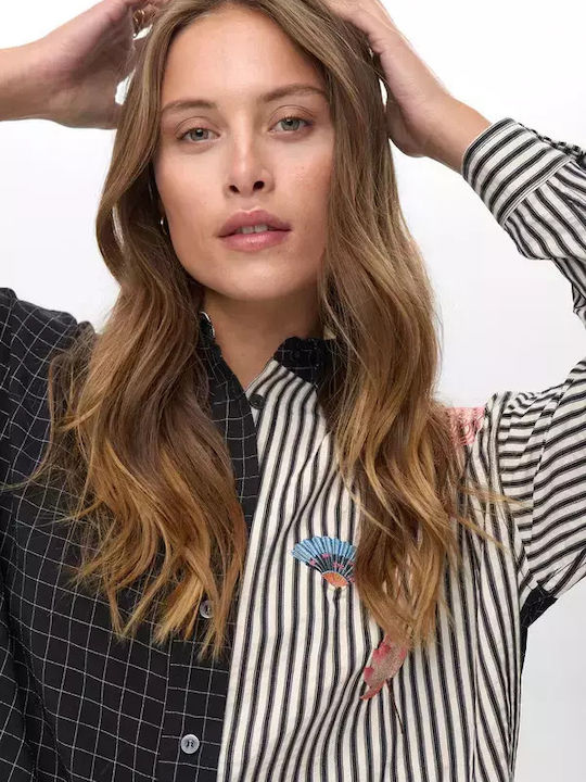 Women's Long Sleeve Shirt Caviar