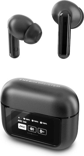 Energy Sistem Display ANC In-ear Bluetooth Handsfree Căști cu Carcasă de Încărcare Grafit