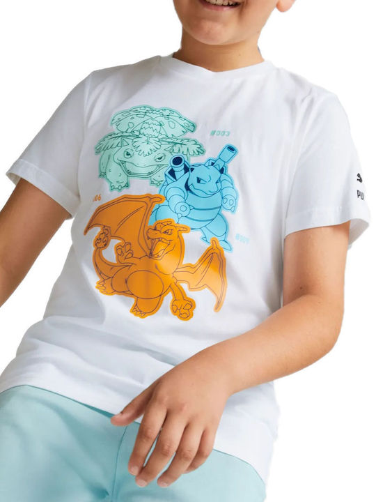 Kids' T-shirt White Pokemon