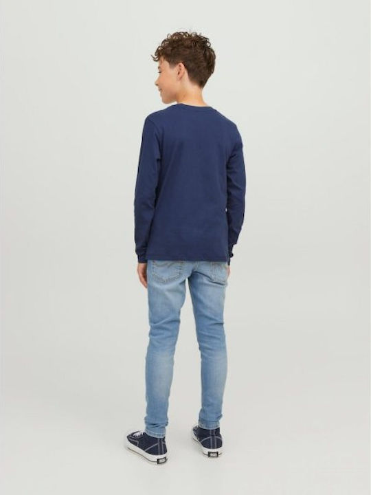 Kids' Shirt Long Sleeve Blue