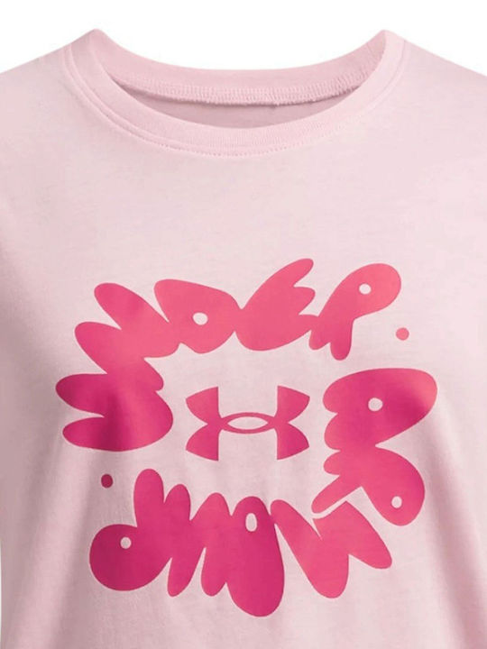 Kinder-T-Shirt Red Wordmark Ss