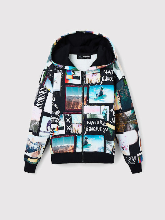 Kinder-Sweatshirtjacke mit Kapuze Mehrfarbig Himalaya