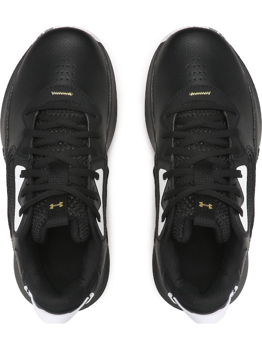 Lockdown 6 Kids Sports Shoes Basketball with Laces Black