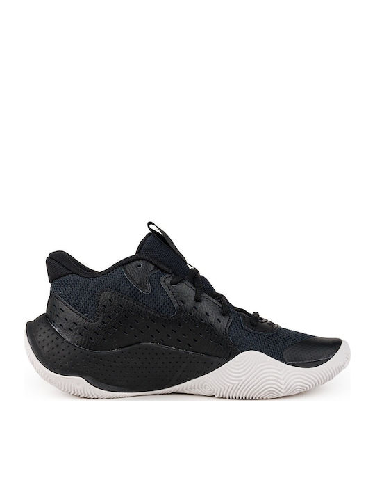 Gs Jet '23 Kids Sports Shoes Basketball with Laces Black
