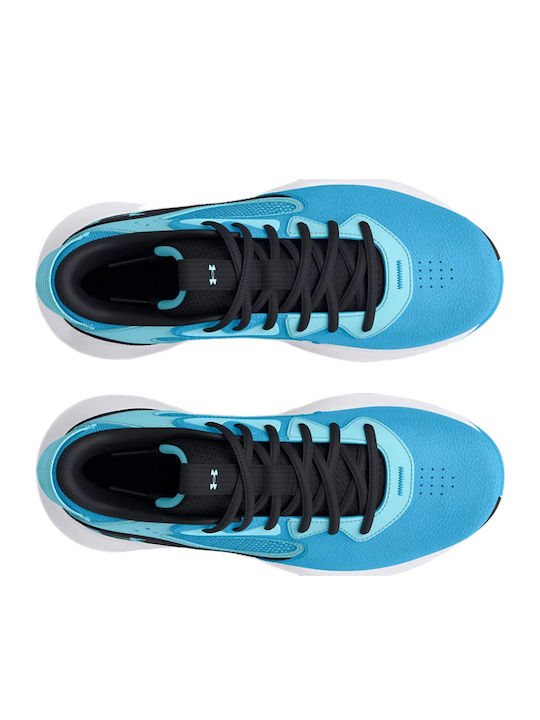 Lockdown 6 Kids Sports Shoes Basketball with Laces Blue