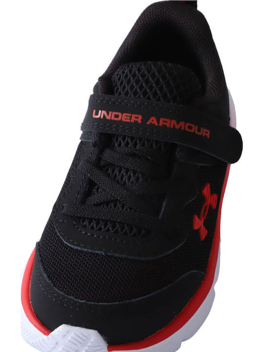 Assert 10 Kids Sports Shoes Running with Hoop & Loop Closure Black