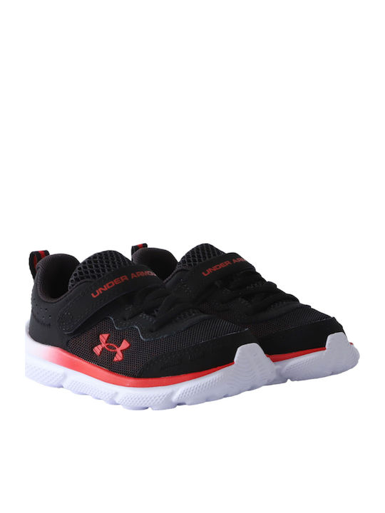 Assert 10 Kids Sports Shoes Running with Hoop & Loop Closure Black