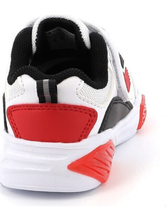 Wave Παιδικά Sneakers με Σκρατς & Φωτάκια Λευκά
