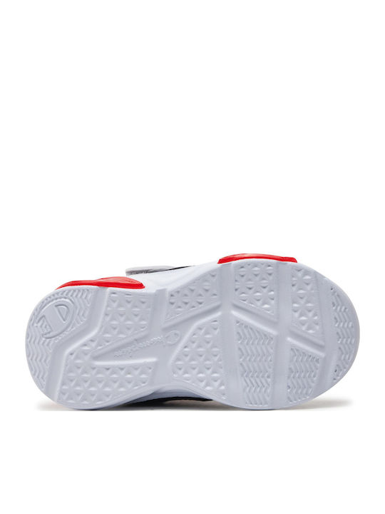 Wave Παιδικά Sneakers με Σκρατς & Φωτάκια Λευκά